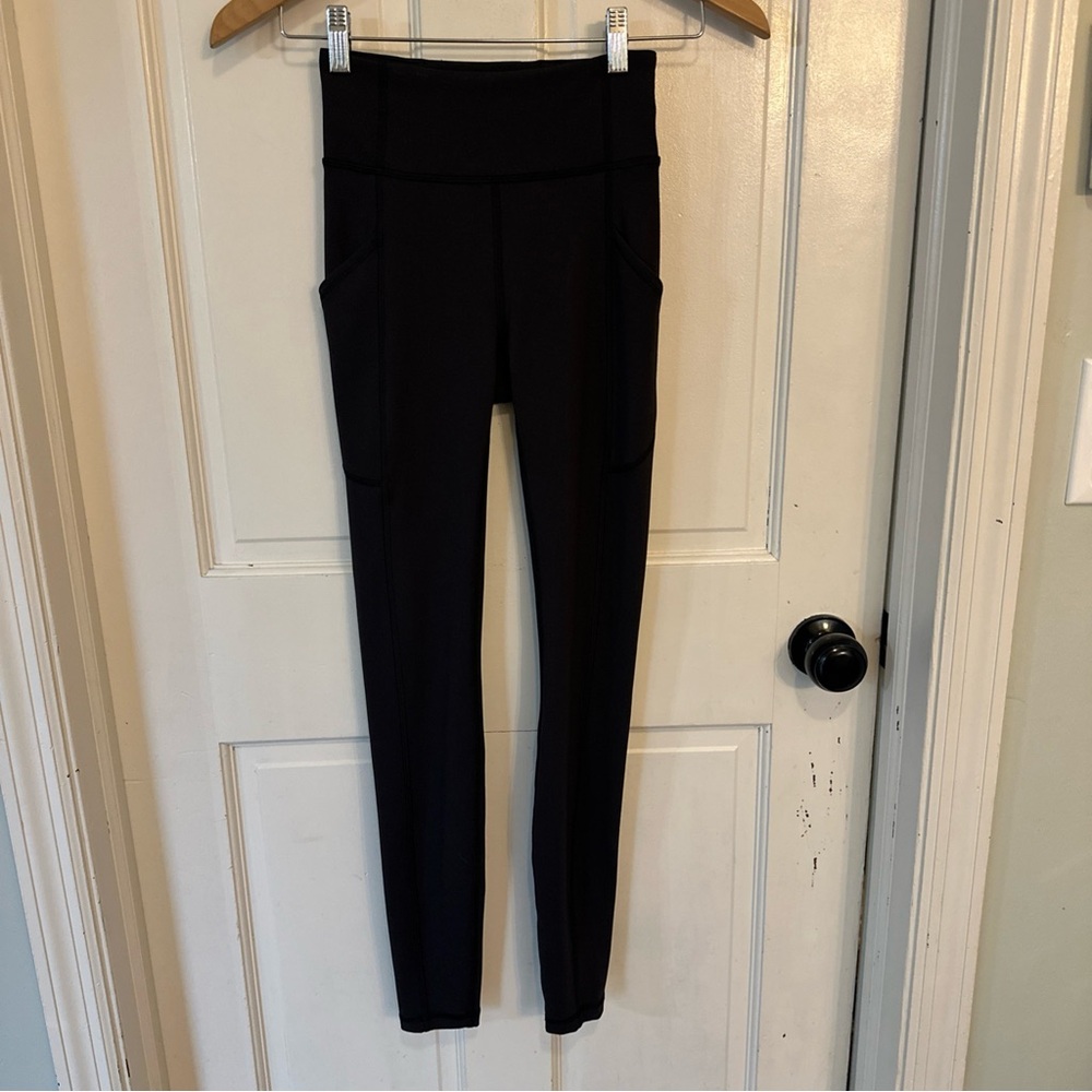 Lululemon Invigorate High-Rise Tight 28" Black size 2 - Picture 4 of 14